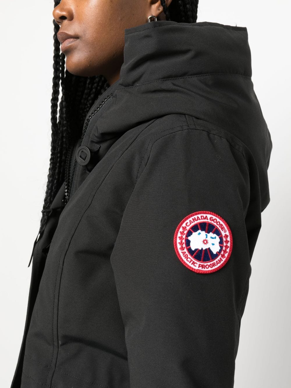 Canada Goose Coats Black Outer: Polyester