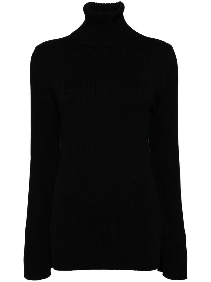 Junya Watanabe Sweaters Black Wool Nylon Polyurethane