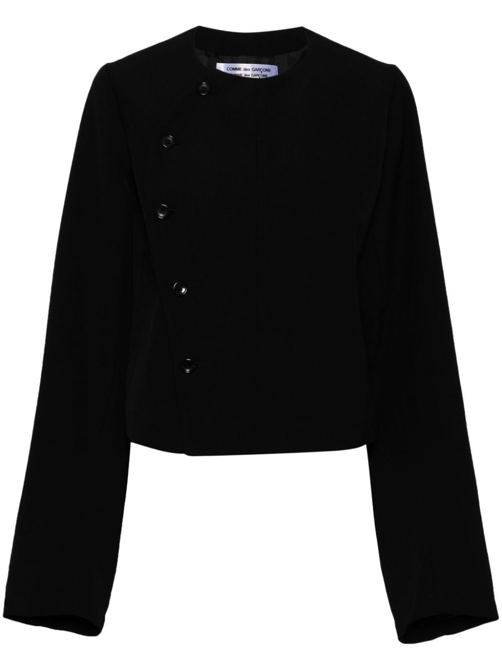 Comme Jackets Black Wool