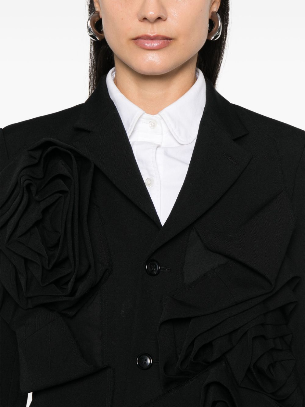 Comme Des Garcons Jackets Black Wool