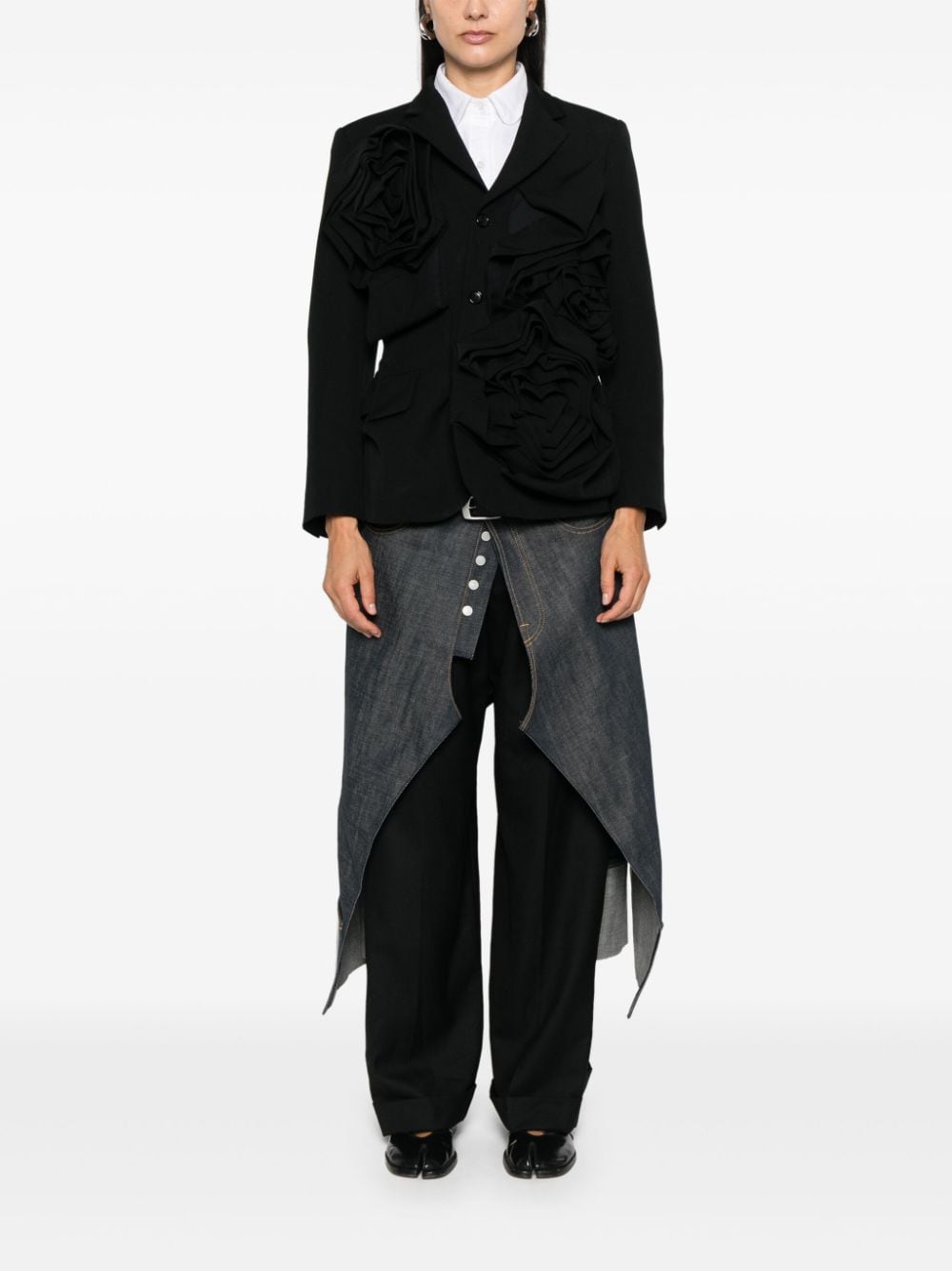 Comme Des Garcons Jackets Black Wool