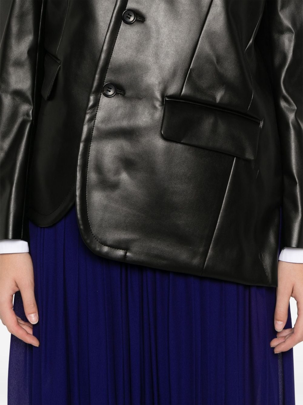 Comme Des Garcons Jackets Black Outer: Polyurethane