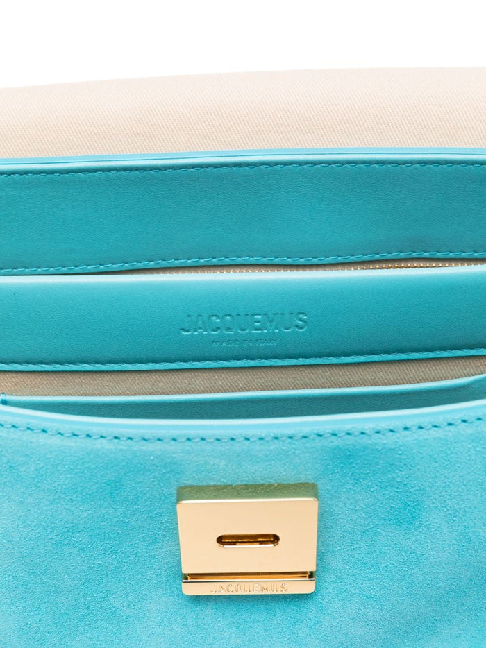 Jacquemus Bags Clear Blue Calf Leather