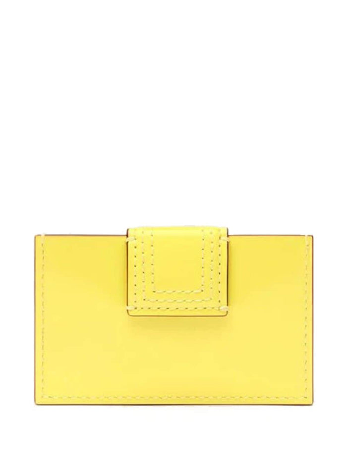 Jacquemus Wallets Yellow Outer: Calf Leather