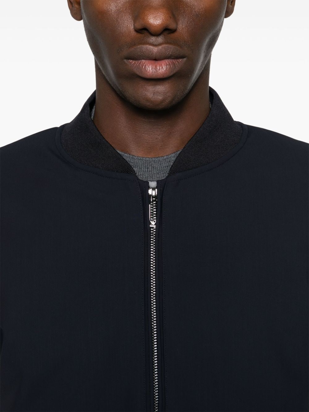 Emporio Armani Coats Blu Polyamide Elastane