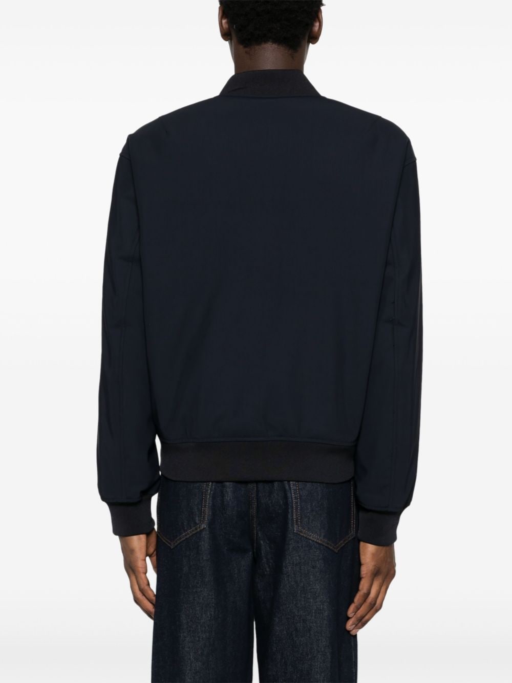 Emporio Armani Coats Blu Polyamide Elastane