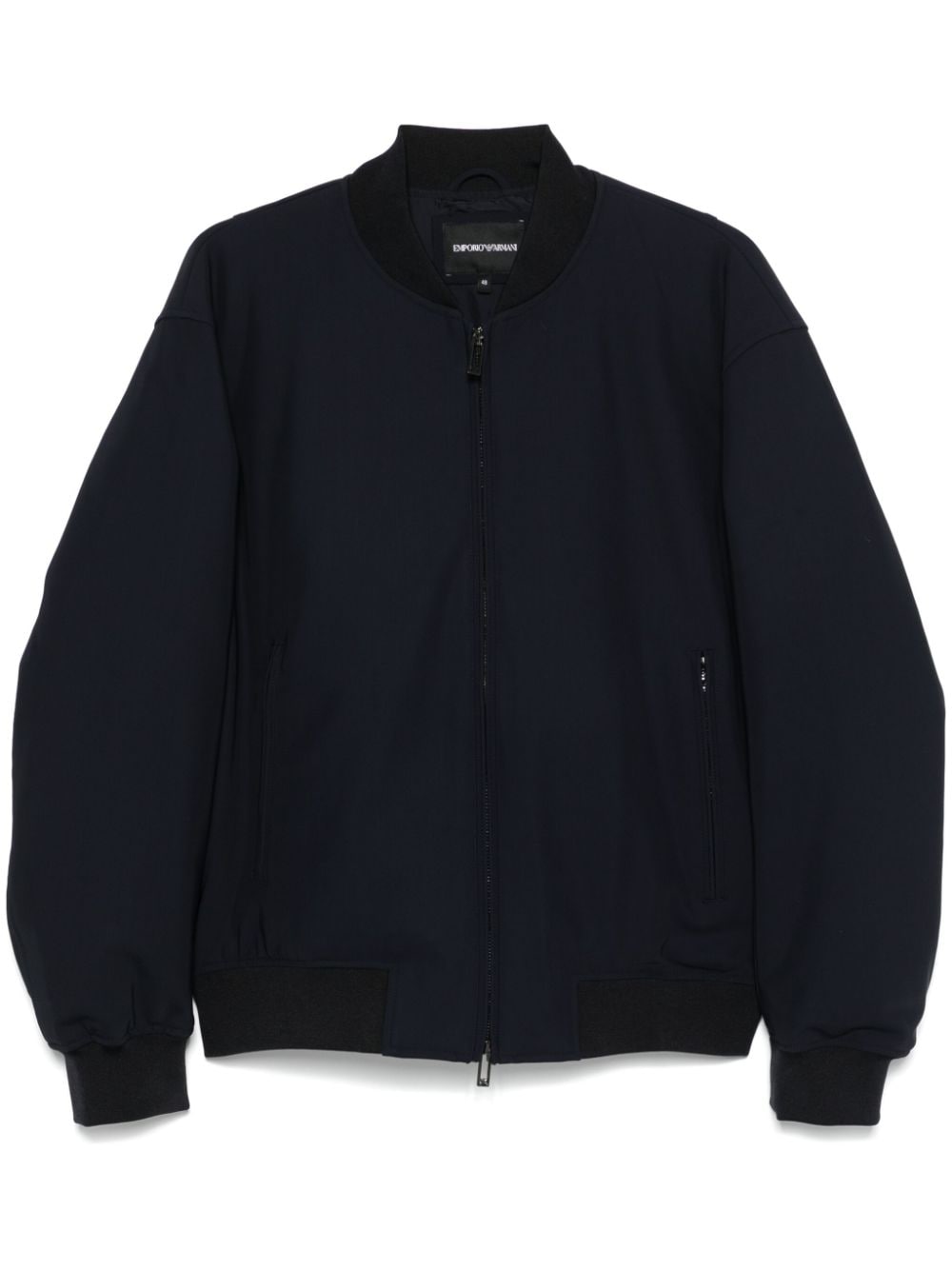 Emporio Armani Coats Blu Polyamide Elastane