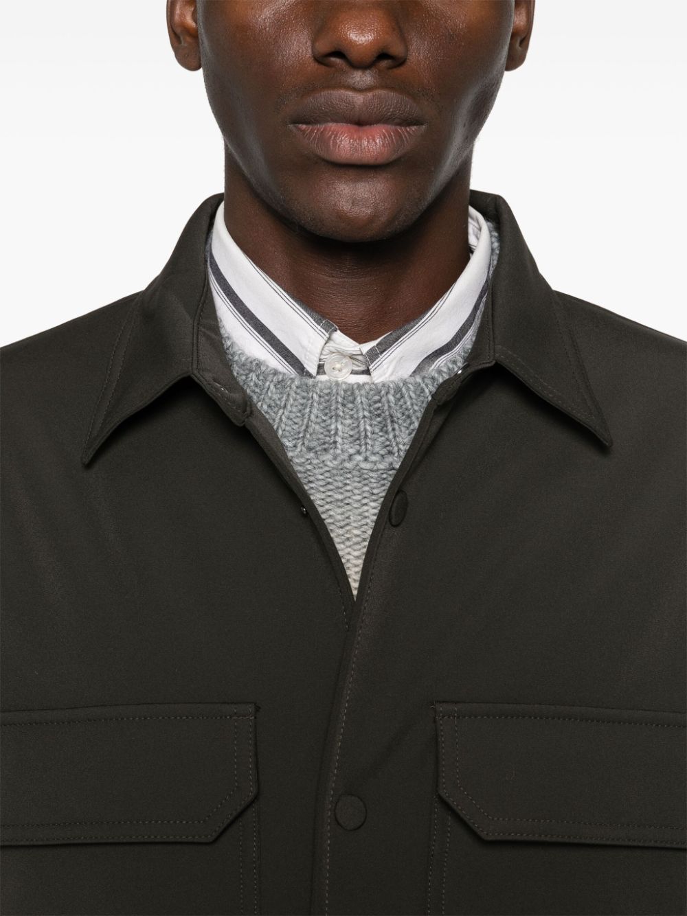 Emporio Armani Jackets Verde Militare Lining: Viscose