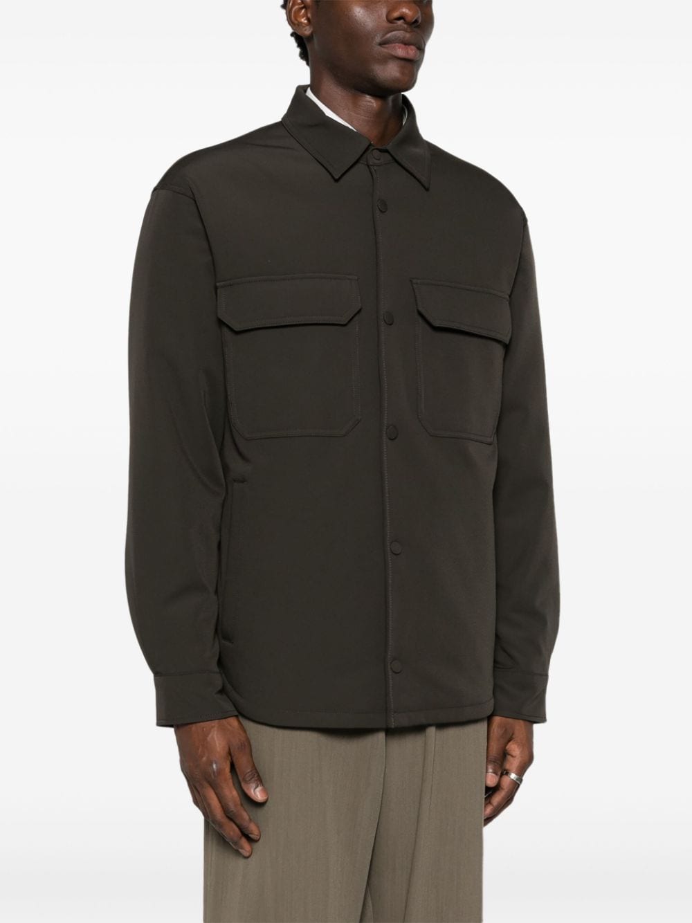 Emporio Armani Jackets Verde Militare Lining: Viscose