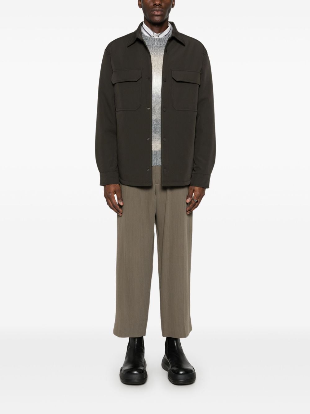 Emporio Armani Jackets Verde Militare Lining: Viscose
