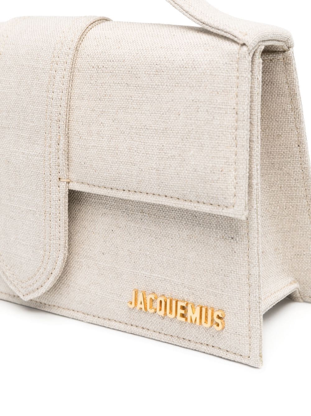 Jacquemus Bags Grey Outer: Linen/flax
