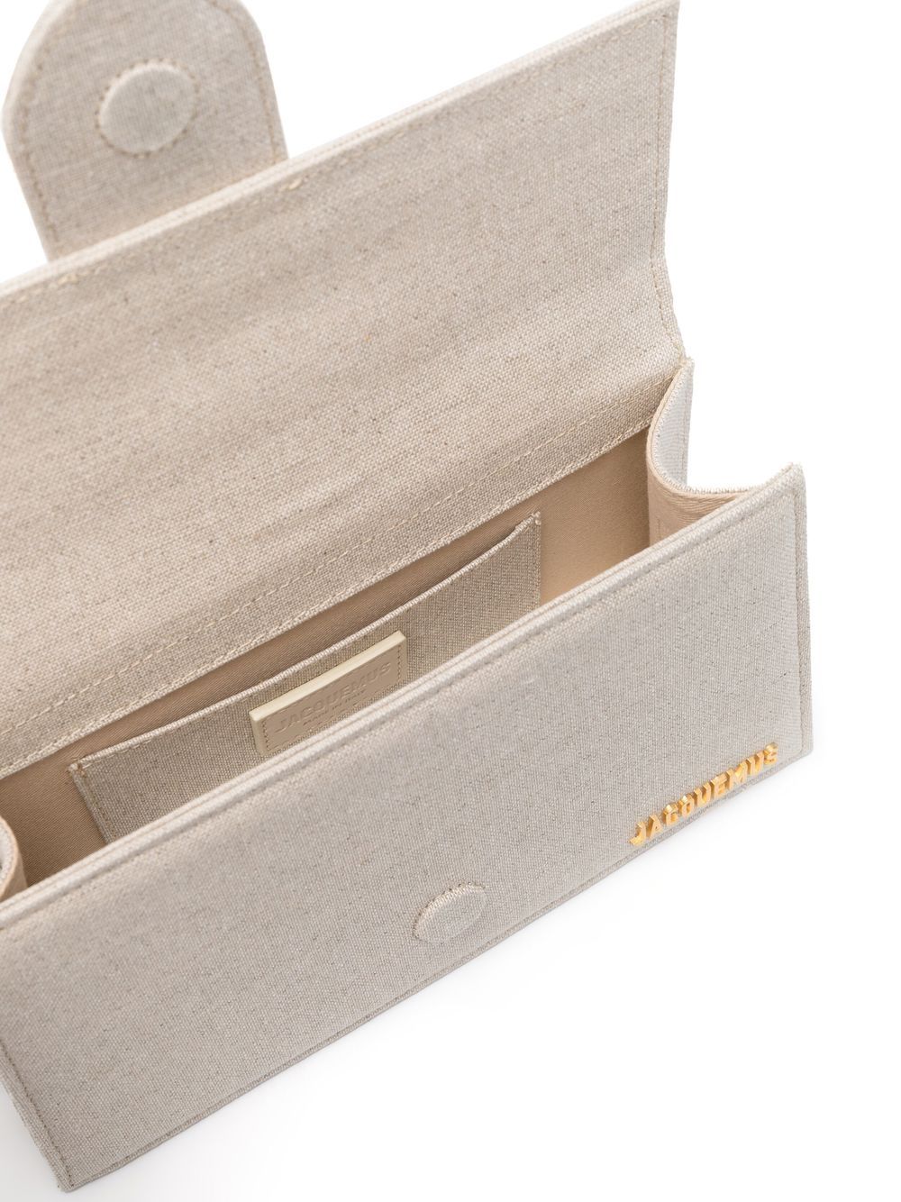 Jacquemus Bags Grey Outer: Linen/flax