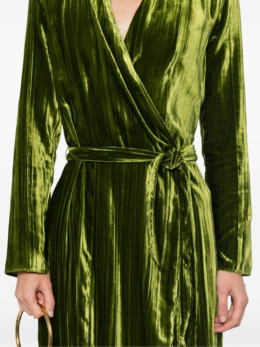 Forte Dresses Green Viscose Polyamide