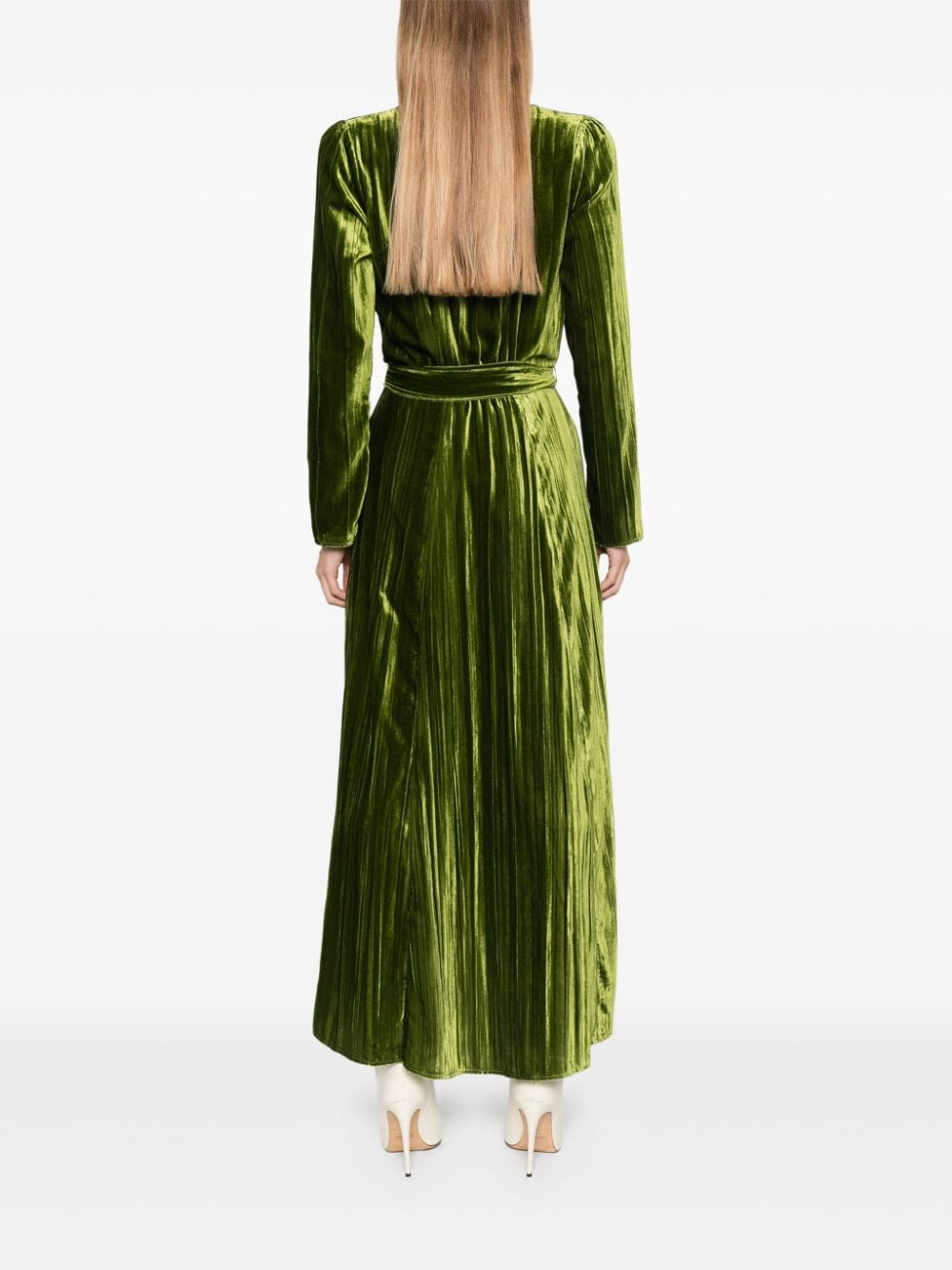 Forte Dresses Green Viscose Polyamide