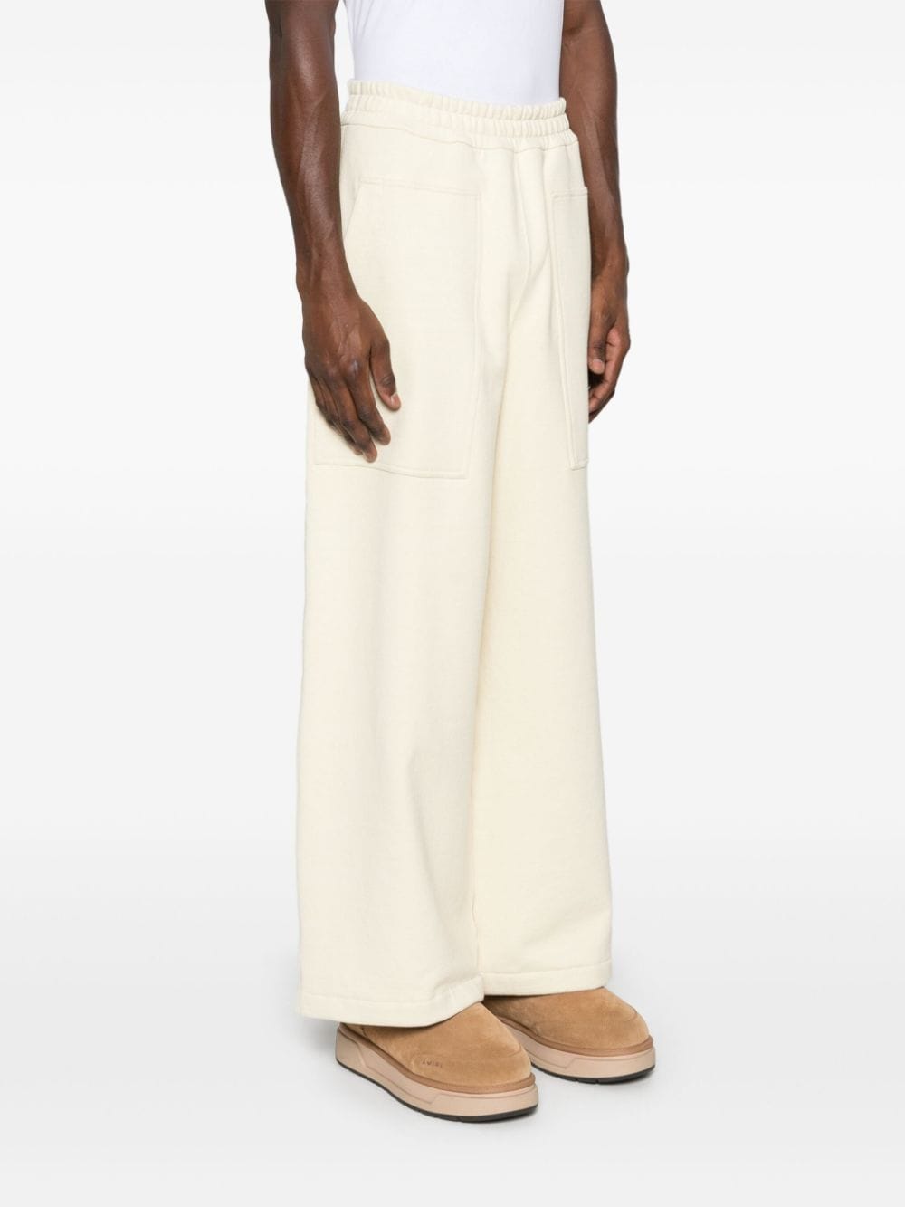 Jil Sander Trousers White Cotton Elastane