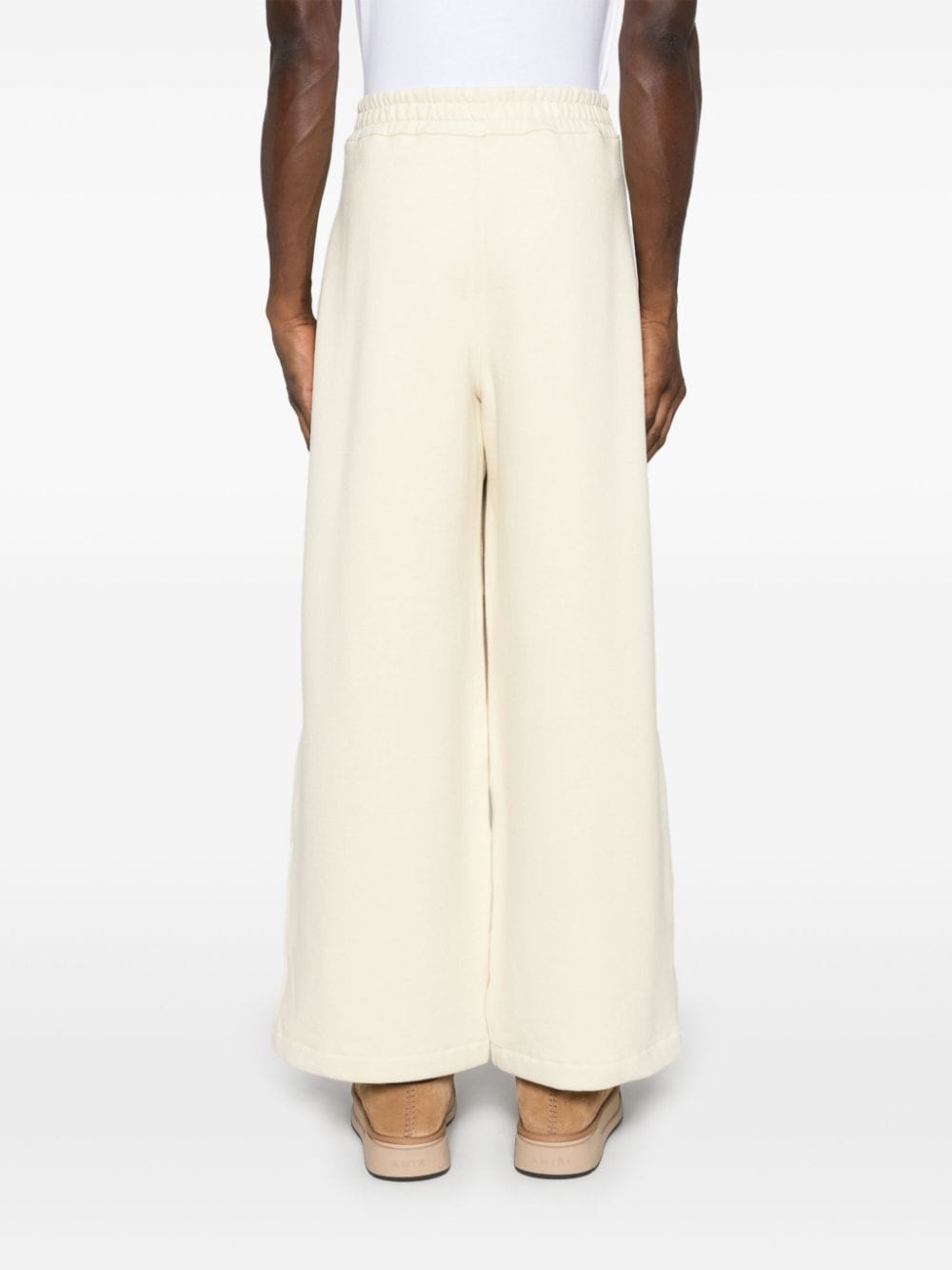 Jil Sander Trousers White Cotton Elastane