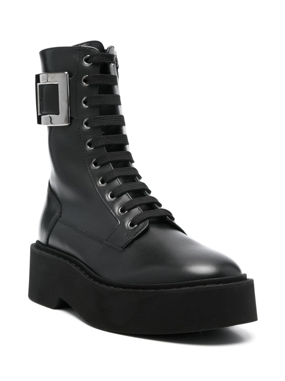 Roger Vivier Boots Black Calf Leather