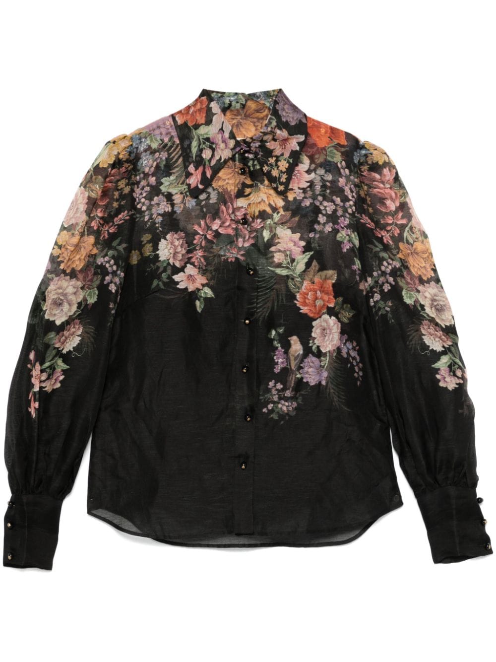 Zimmermann Shirts Black Lining: Elastane