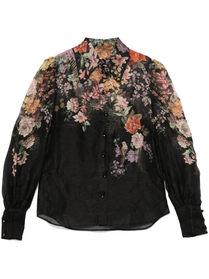 Zimmermann Shirts Black Lining: Elastane