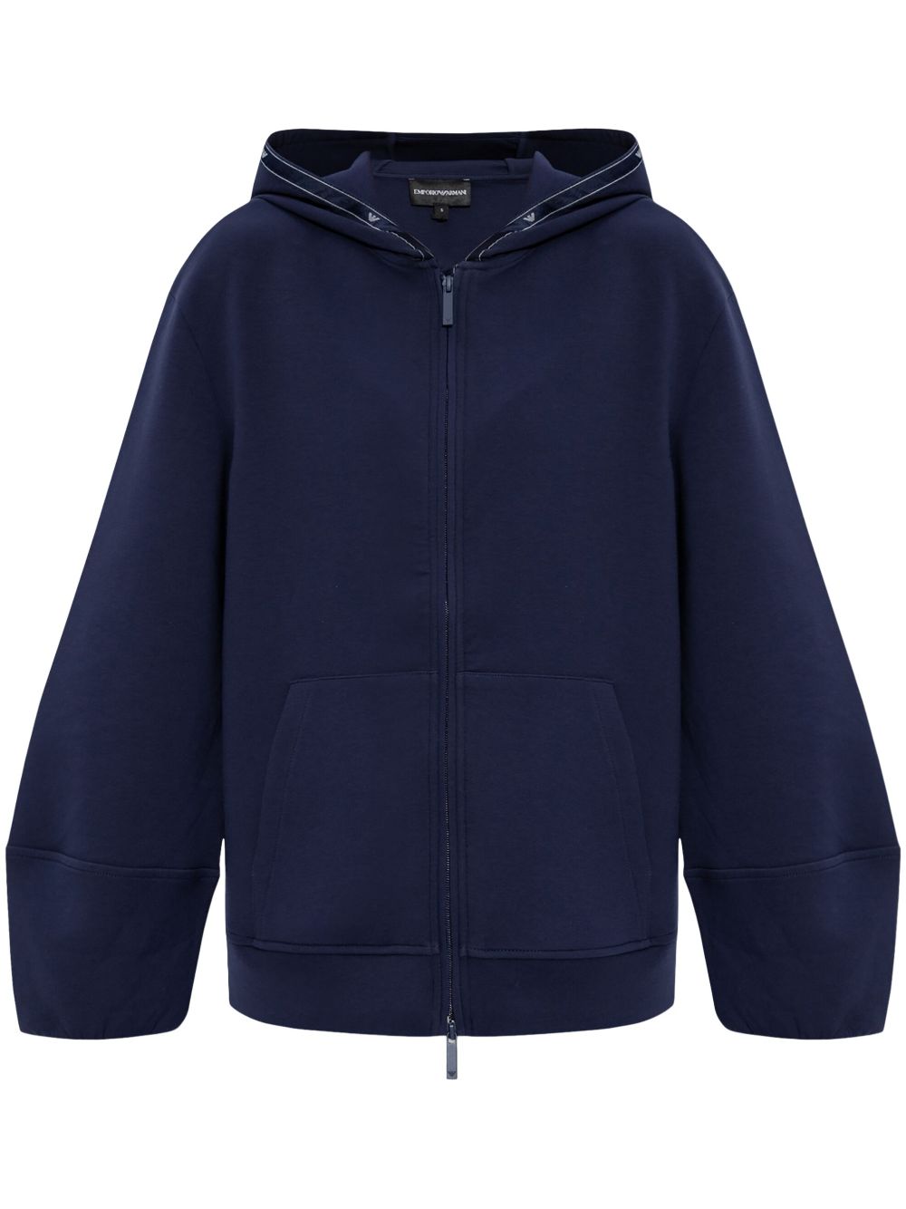 Emporio Armani Sweaters Blu Scuro Cotton Polyester Elastane