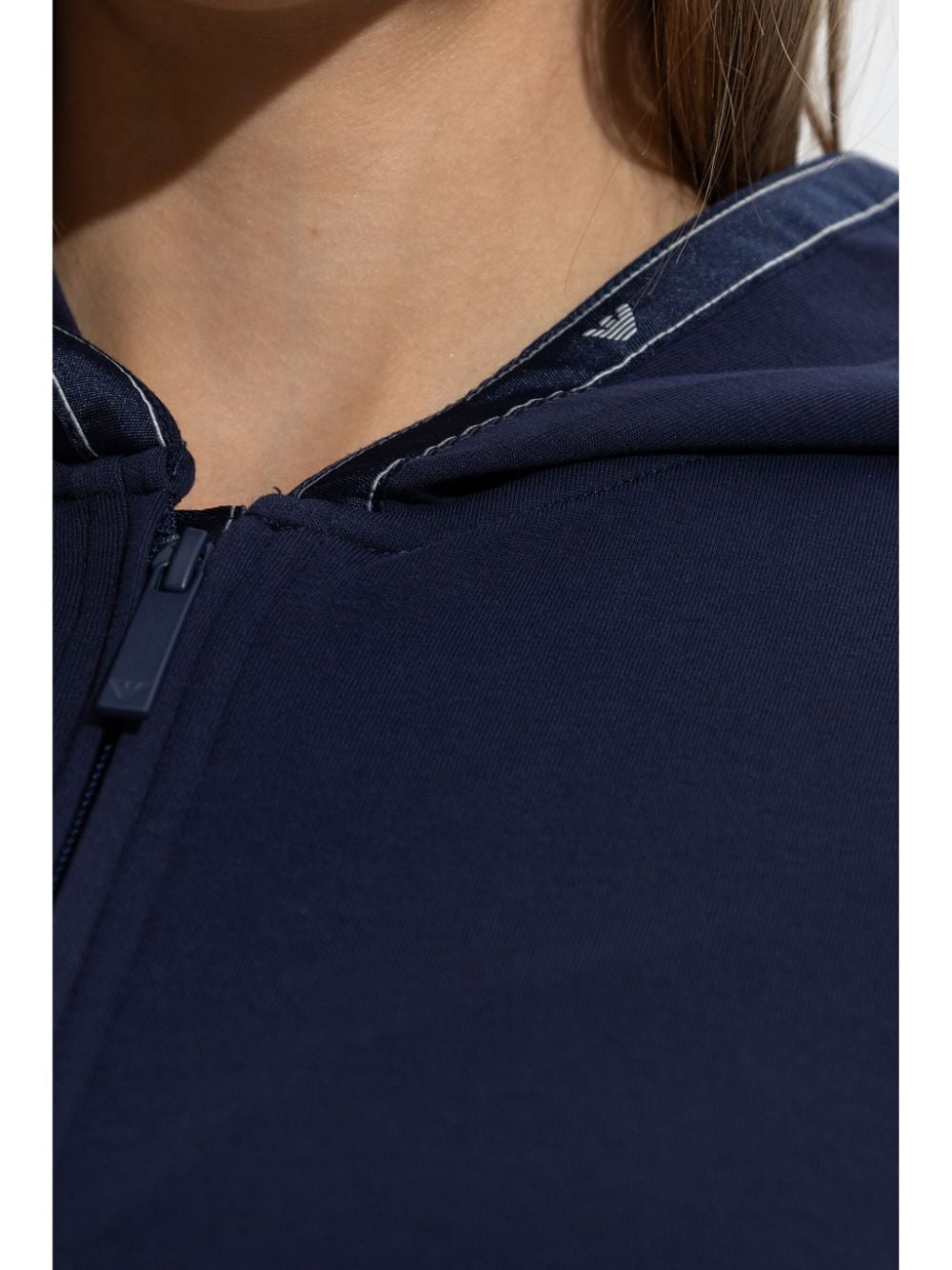Emporio Armani Sweaters Blu Scuro Cotton Polyester Elastane