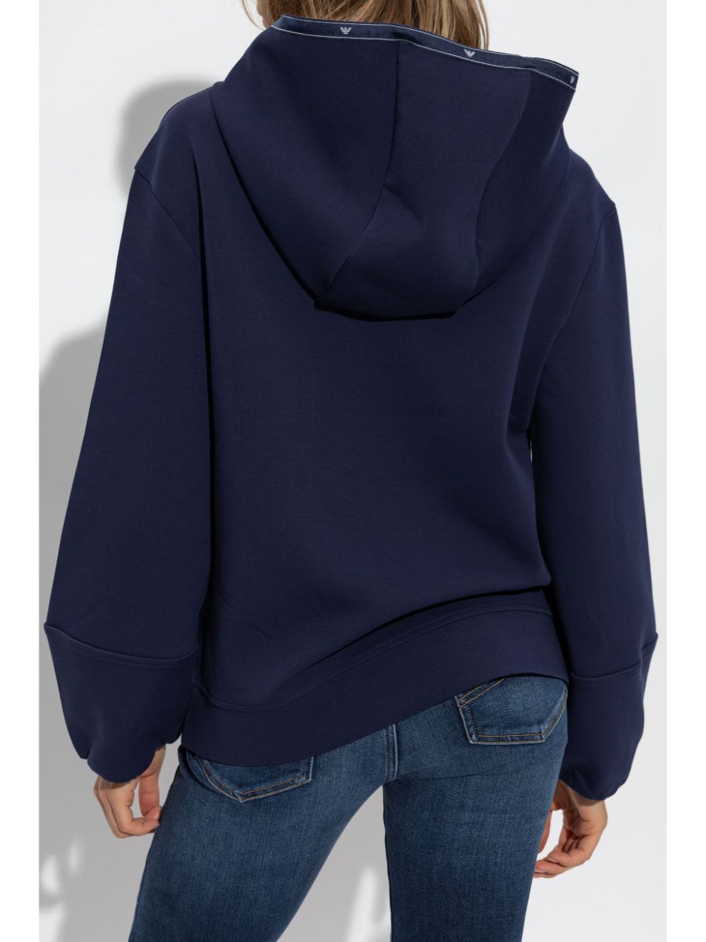 Emporio Armani Sweaters Blu Scuro Cotton Polyester Elastane