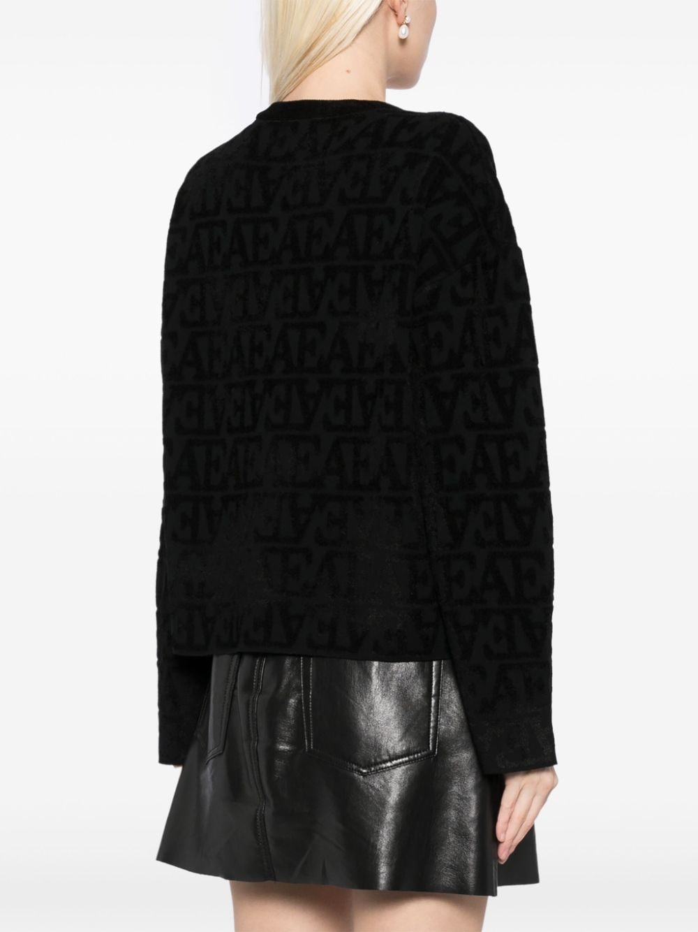 Emporio Armani Sweaters Nero Viscose Polyamide Polyester