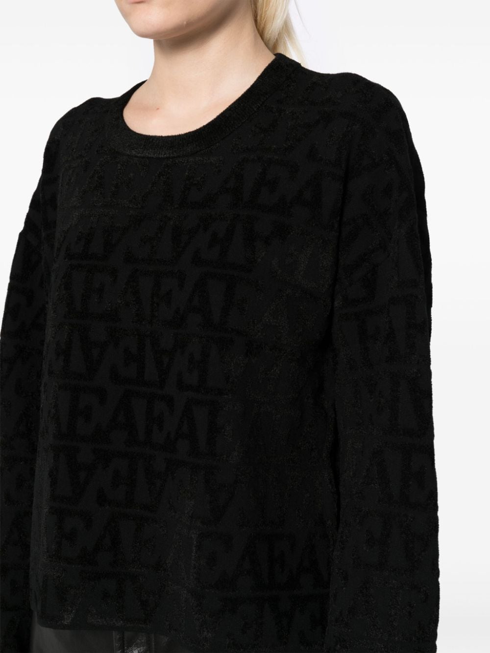Emporio Armani Sweaters Nero Viscose Polyamide Polyester