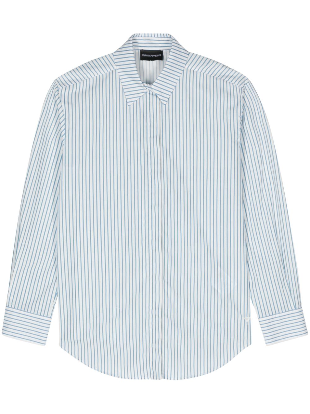 Emporio Armani Shirts Bianco Outer: Calf Leather