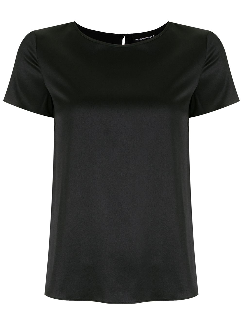 Emporio Armani Top Nero Silk
