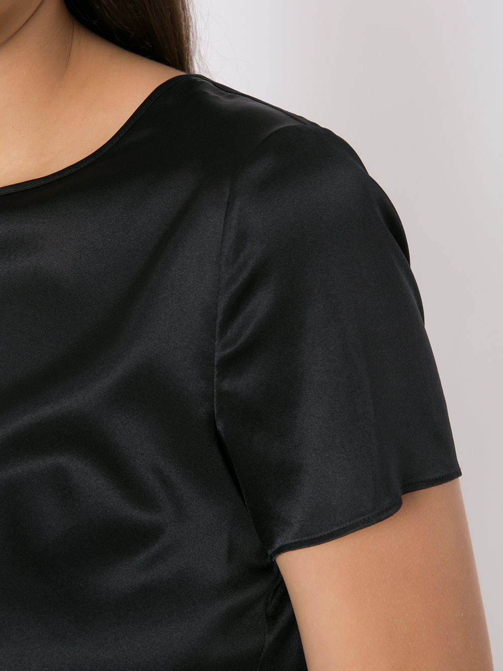 Emporio Armani Top Nero Silk