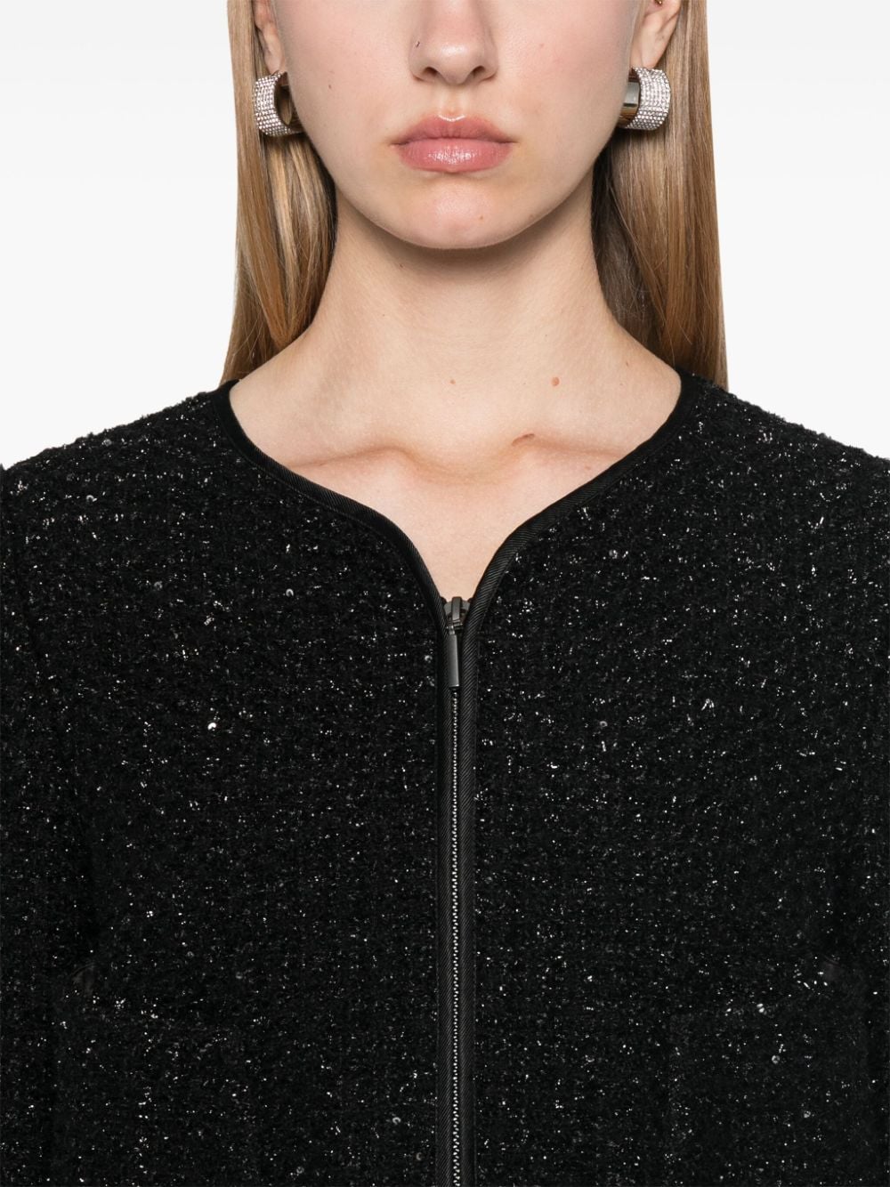 Emporio Armani Jackets Nero Outer: Virgin Wool
