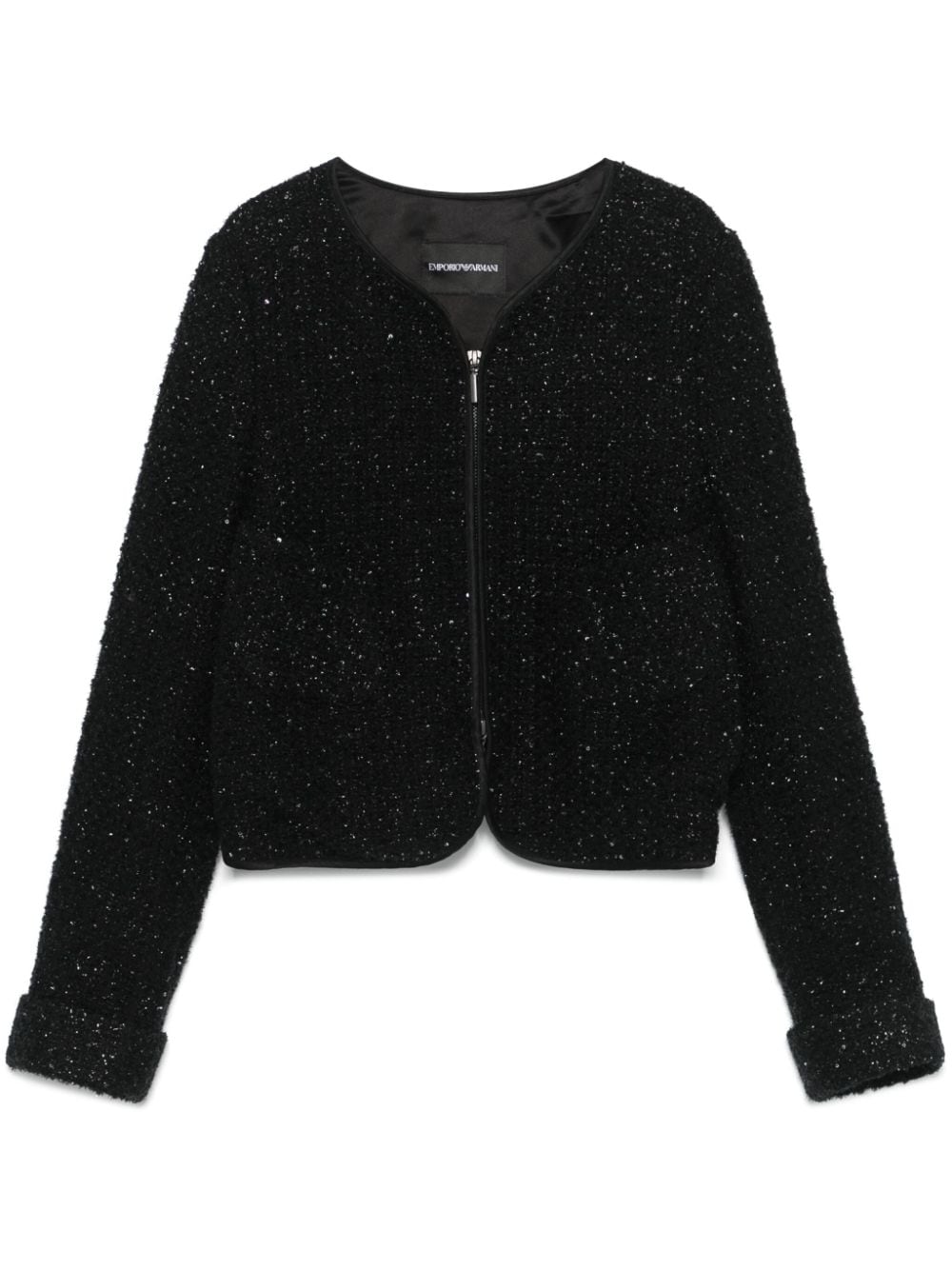 Emporio Armani Jackets Nero Outer: Virgin Wool