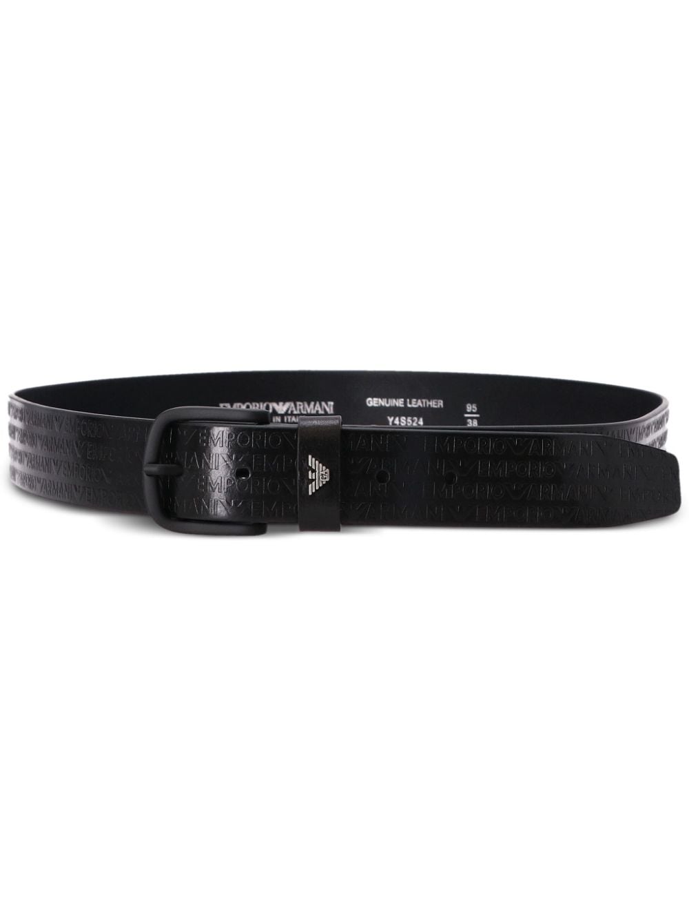 Emporio Armani Belts Nero Leather