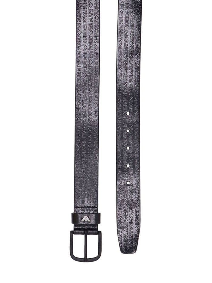 Emporio Armani Belts Nero Leather