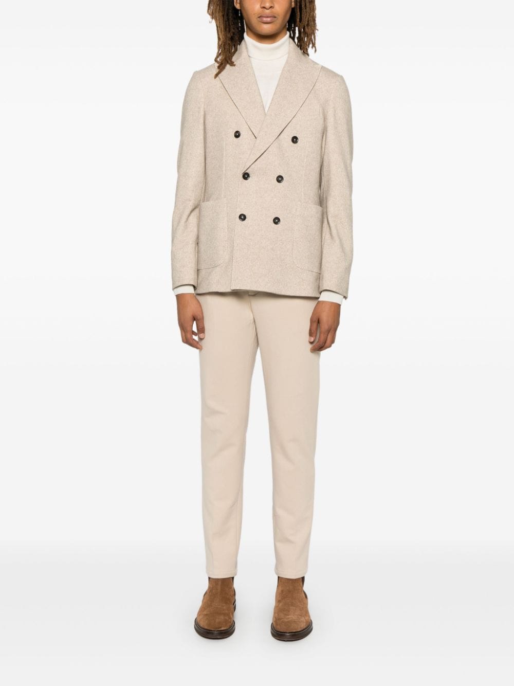 Circolo 1901 Trousers Beige Cotton Elastane