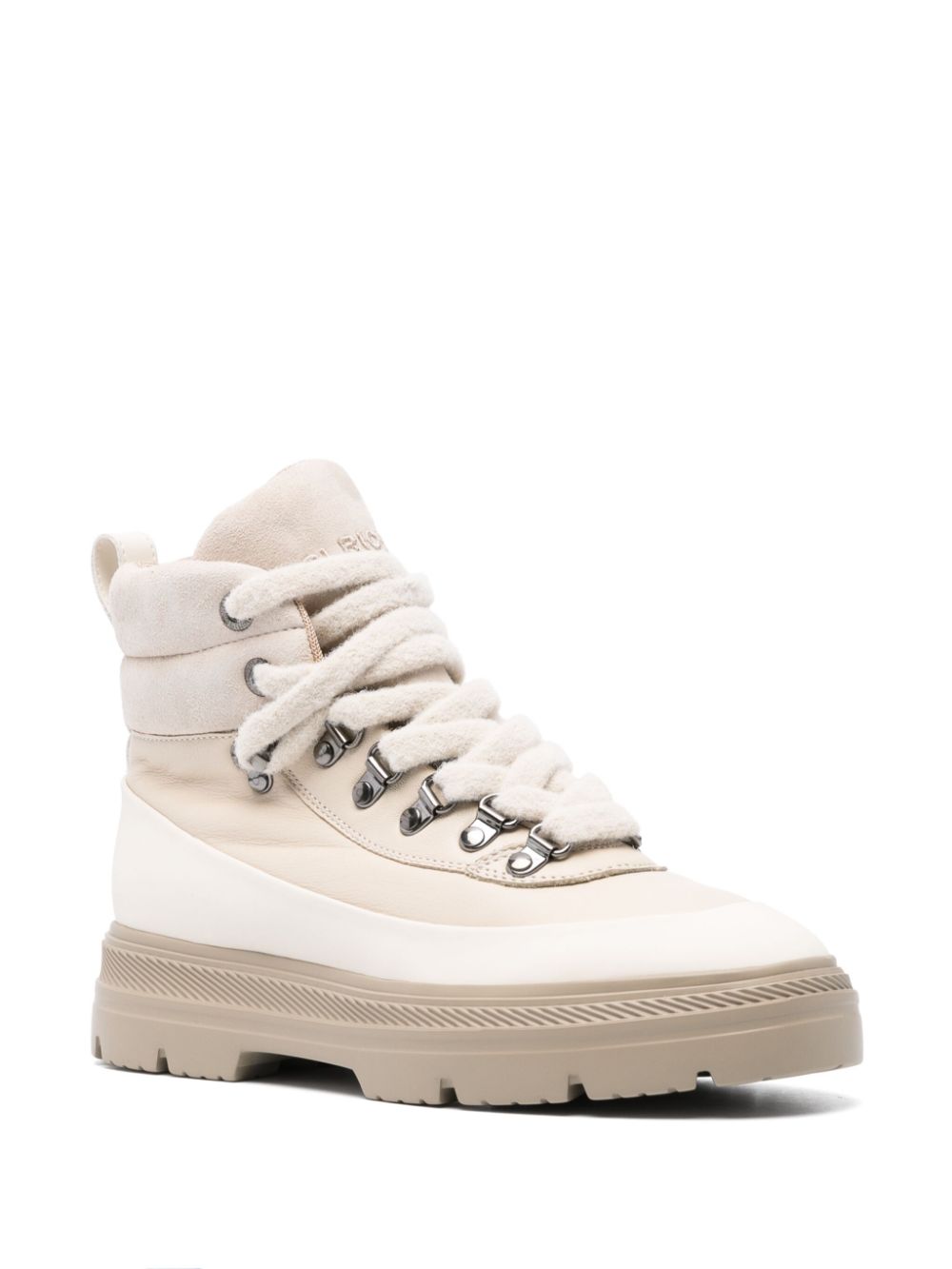 Woolrich Boots Beige Calf Leather