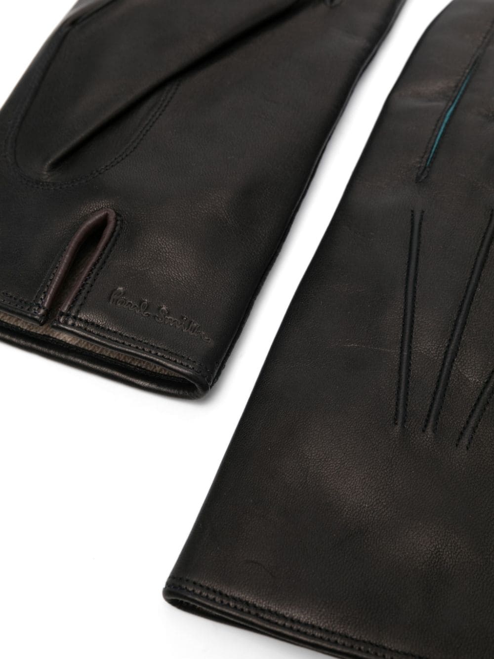 Paul Smith Gloves Black Lining: Wool Outer: Lambskin