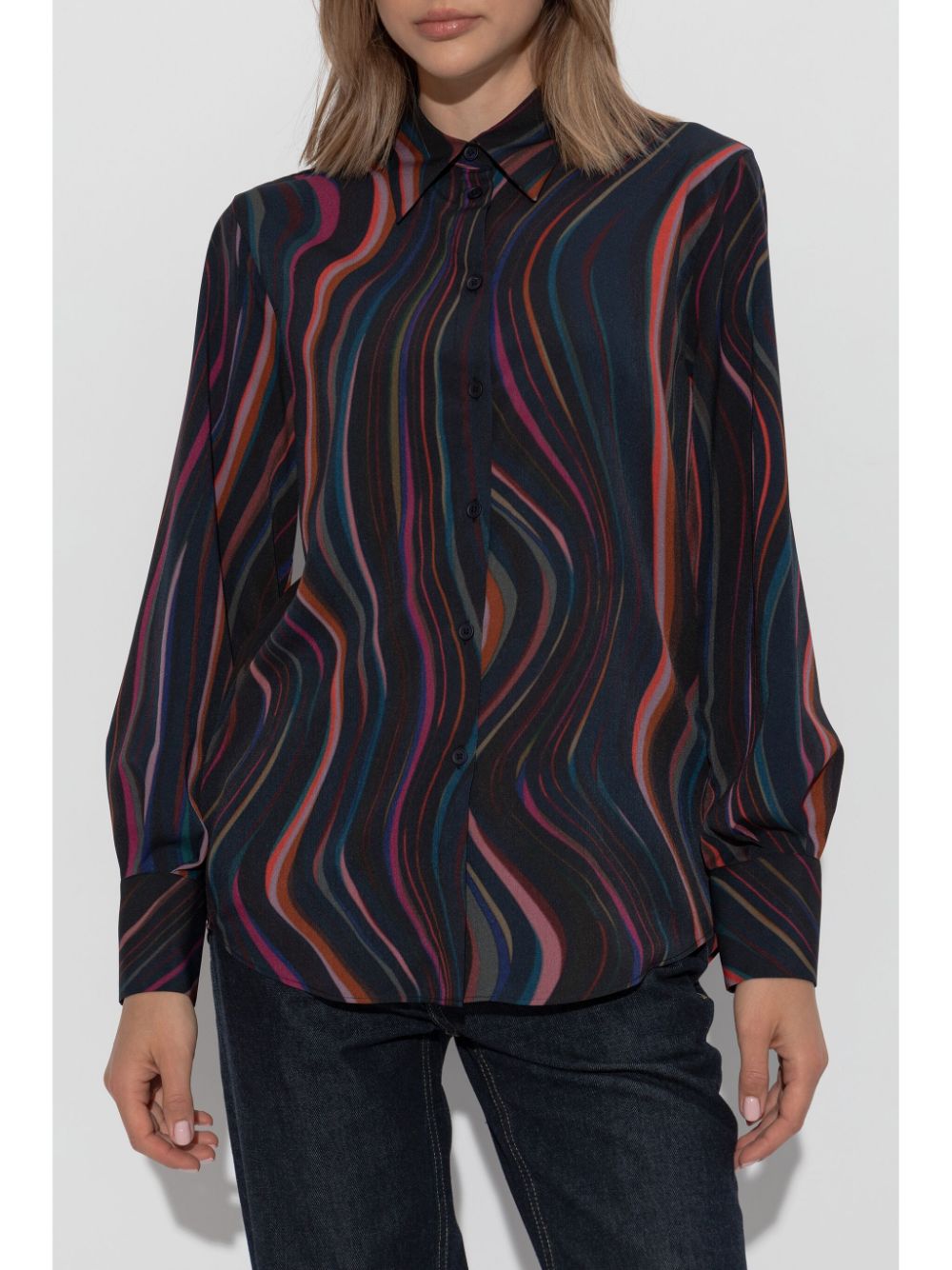 Paul Smith Shirts Blue Polyester