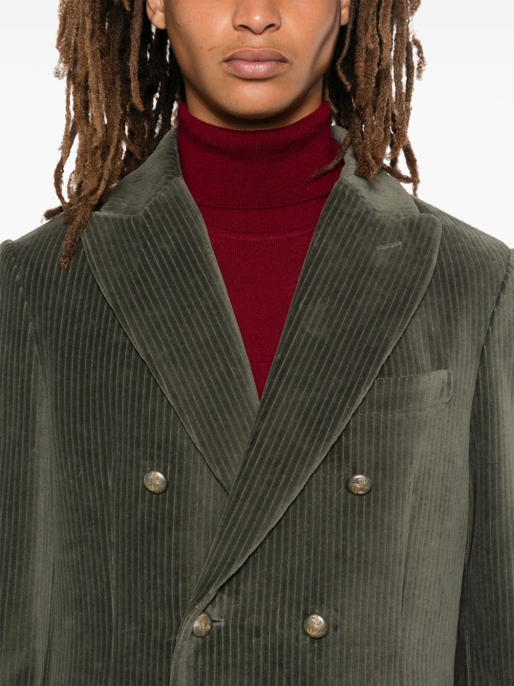 Circolo 1901 Jackets Verde Scuro Cotton Polyester