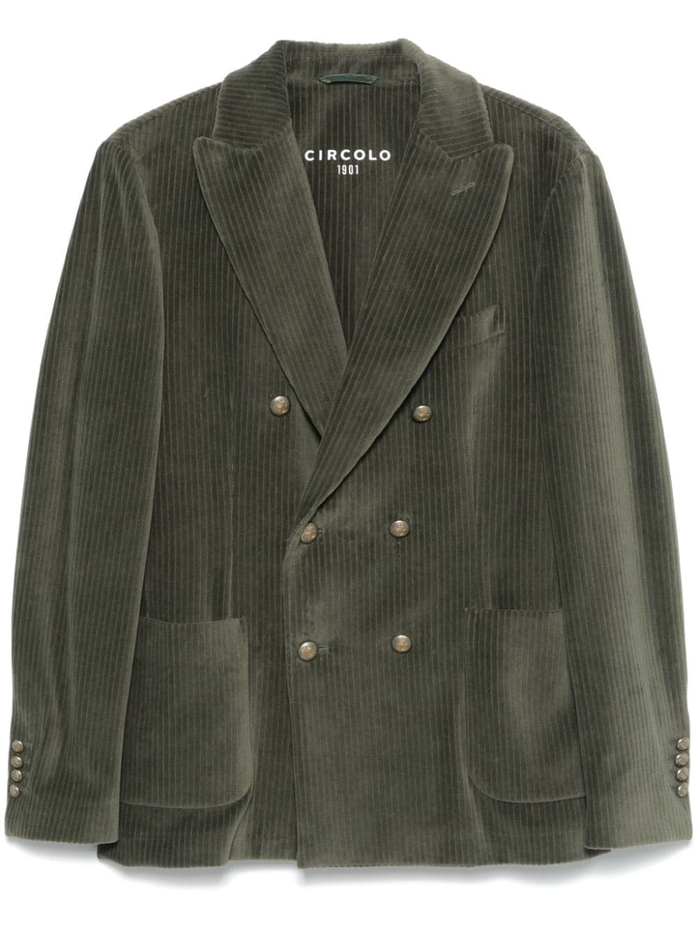 Circolo 1901 Jackets Verde Scuro Cotton Polyester