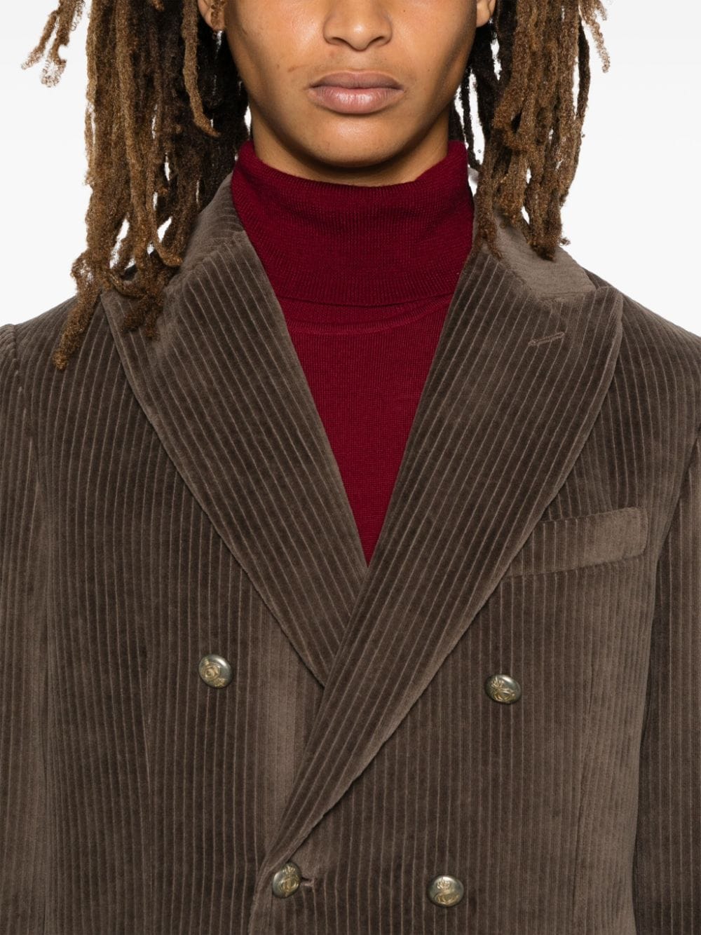 Circolo 1901 Jackets Brown Cotton Polyester