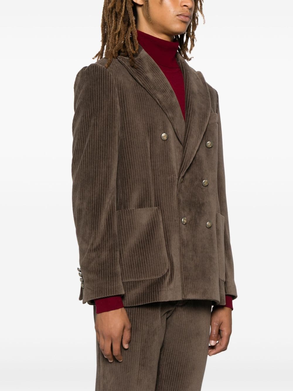 Circolo 1901 Jackets Brown Cotton Polyester
