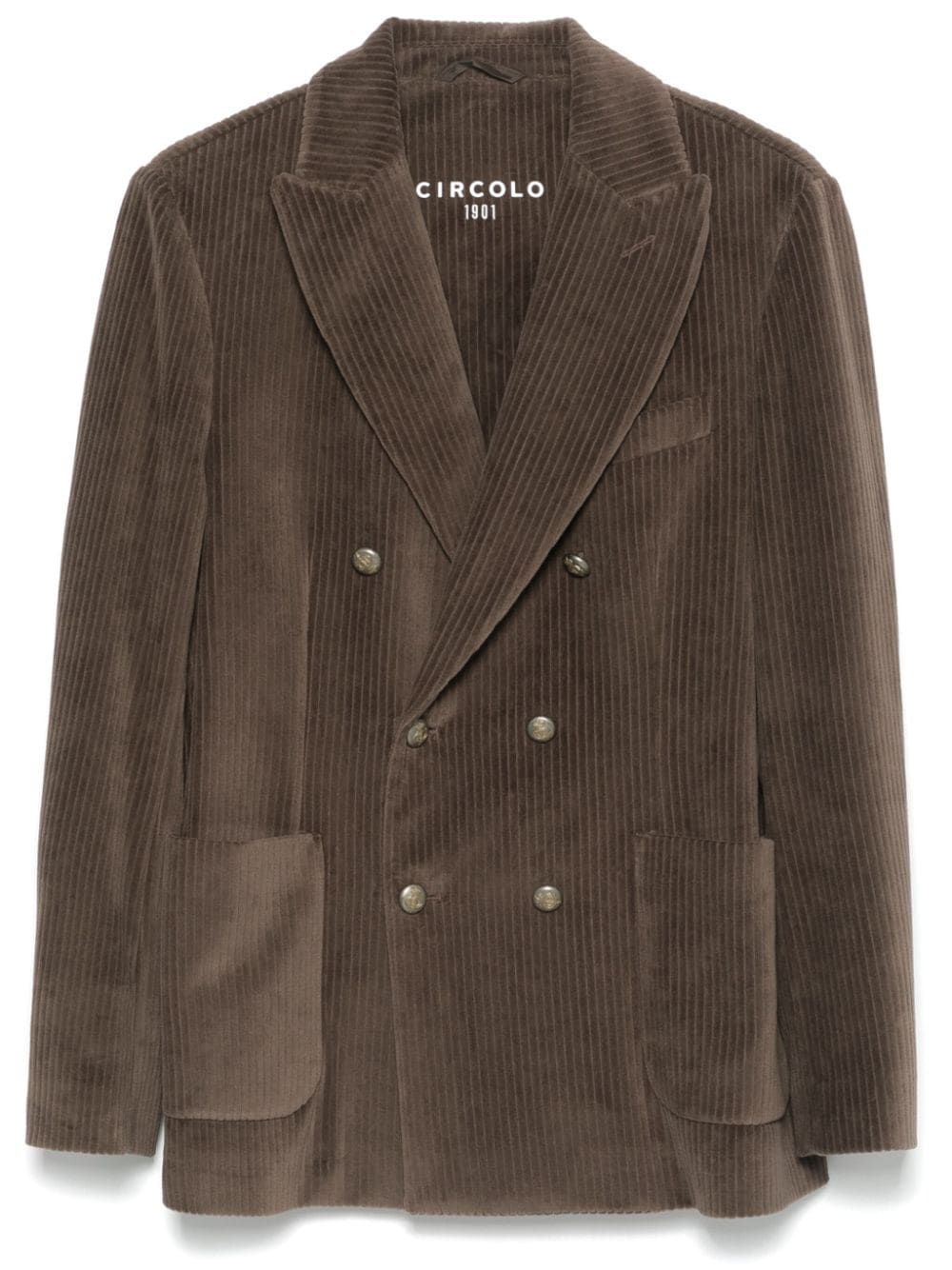 Circolo 1901 Jackets Brown Cotton Polyester