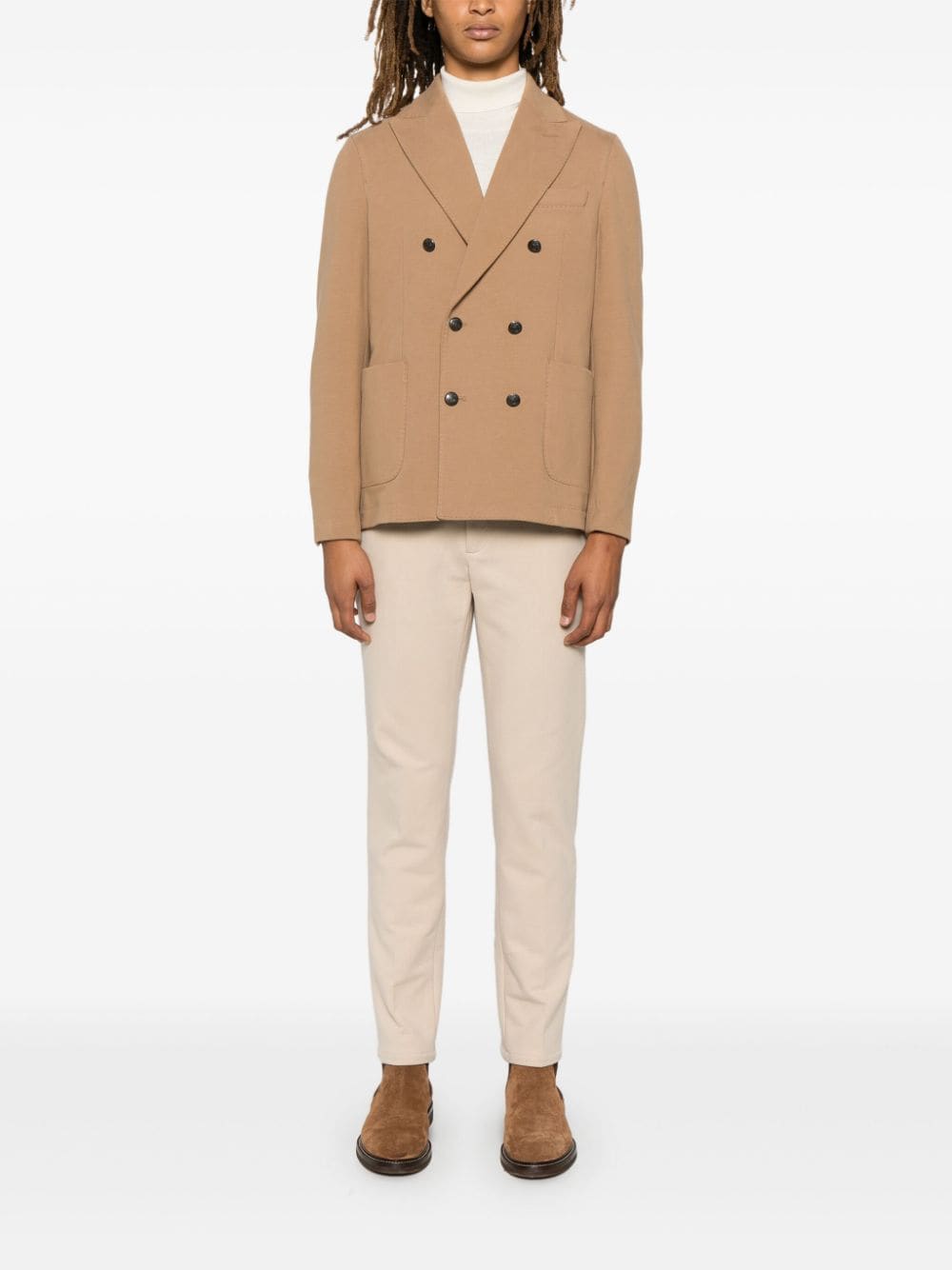 Circolo 1901 Jackets Camel Cotton Elastane