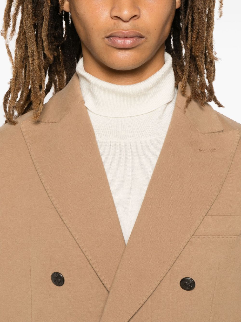 Circolo 1901 Jackets Camel Cotton Elastane