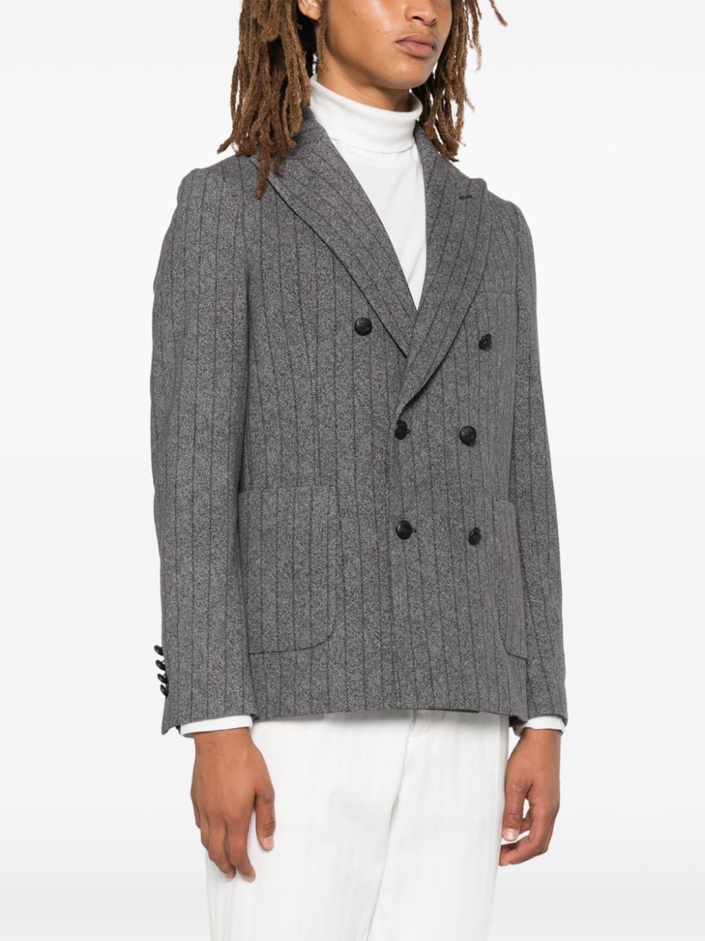 Circolo 1901 Jackets Grey Cotton Elastane