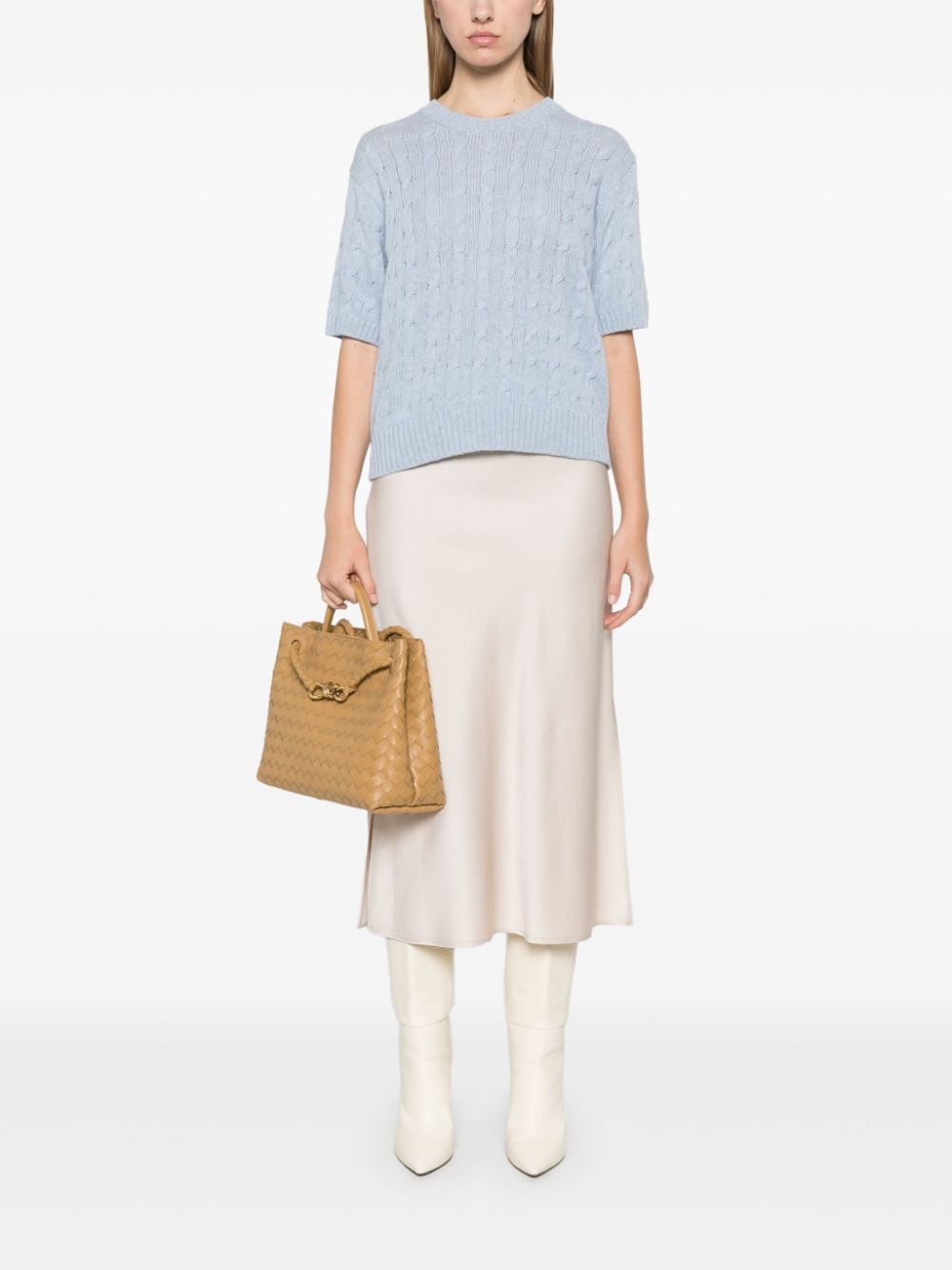 Brunello Cucinelli Skirts Bianco Acetate Viscose