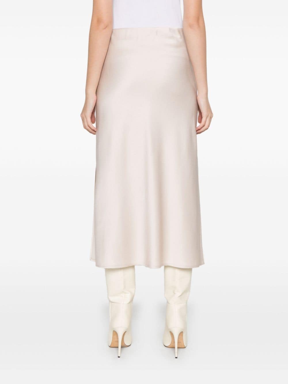 Brunello Cucinelli Skirts Bianco Acetate Viscose