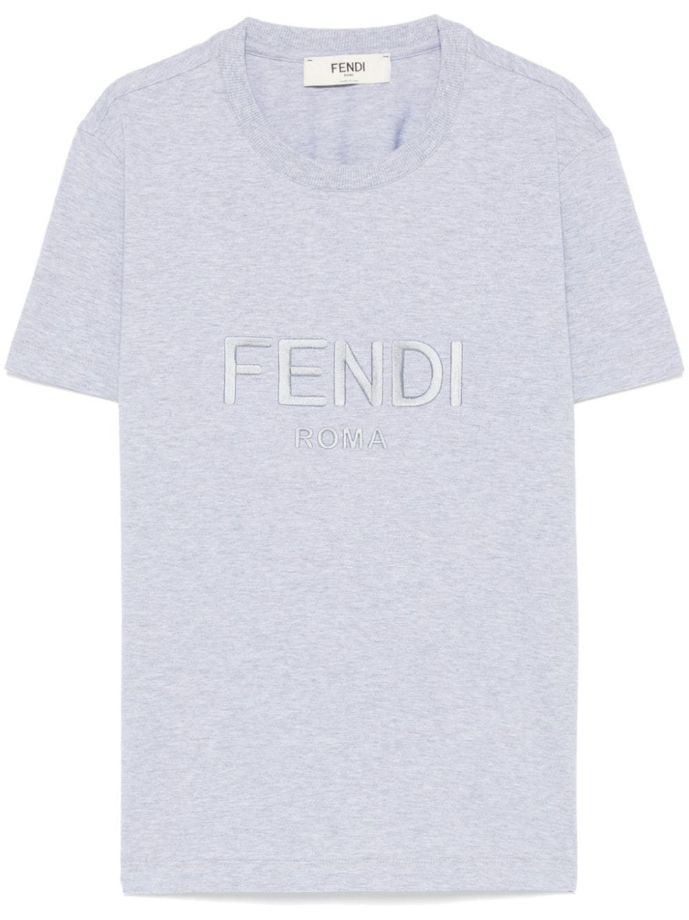Fendi T-Shirts And Polos Grey Cotton